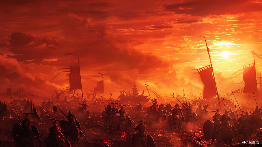 Capturing the Chaos: Fiery Ancient China Battlefield
