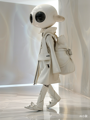 Anthropomorphic Animal in High-end Style on Milan Fashion Show