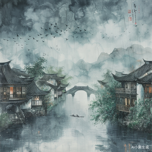江南烟雨