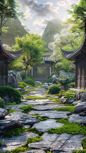 Tranquil and Beautiful Chinese Garden