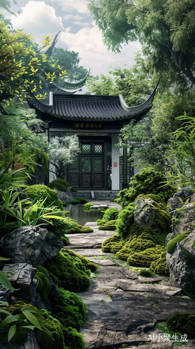 Tranquil and Beautiful Chinese Garden