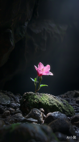 黑暗中的粉色花与绿色嫩芽：中国艺术家的宁静神秘