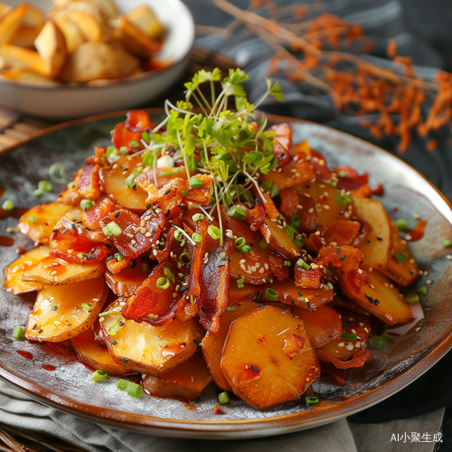丰富多样的土豆美食拼图