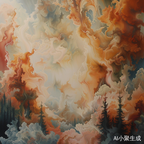 烟雾缭绕的天空：探寻仙境之美