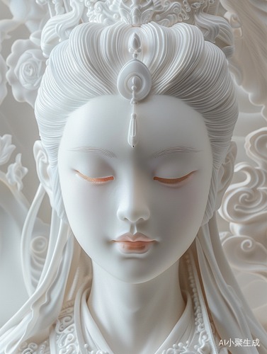 白瓷仕女——德化白瓷的细腻古风塑像