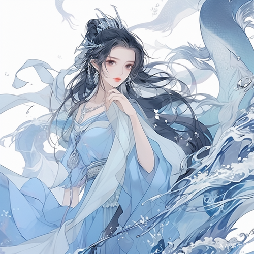 清澈见底 美人鱼般婀娜身姿展现优雅魅力