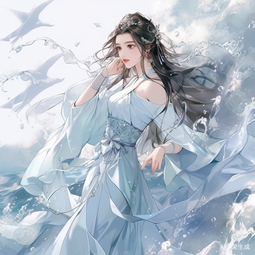 清澈见底 美人鱼般婀娜身姿展现优雅魅力
