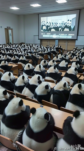 Army Classroom of Pandas: The Cutest Movie Watching Experience