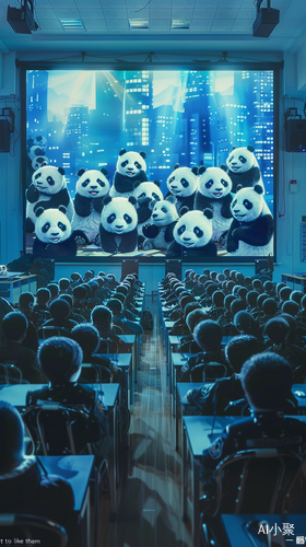 Army Classroom of Pandas: The Cutest Movie Watching Experience