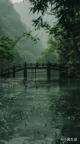 夏夜低沉的云雾里，往事更迭一季闷不吭声的浮萍