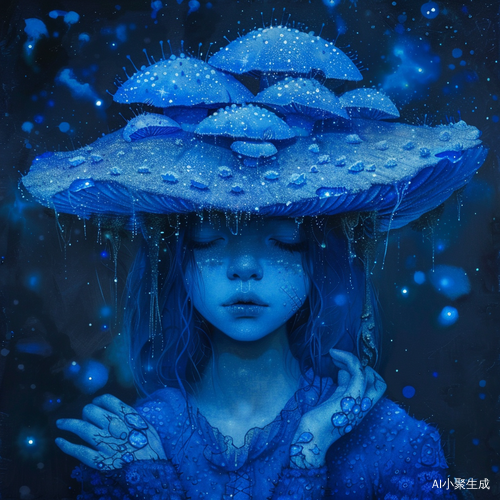 星空蓝少女：蘑菇帽下的人手之谜