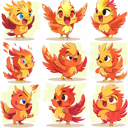 Cute Color Phoenix: Hello, Serious, Happy, and more Memes