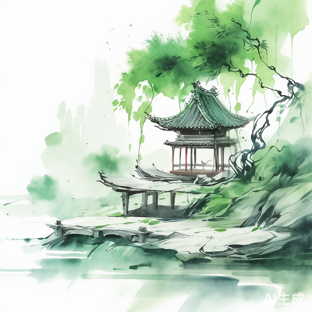传统美学与自然美景的结合