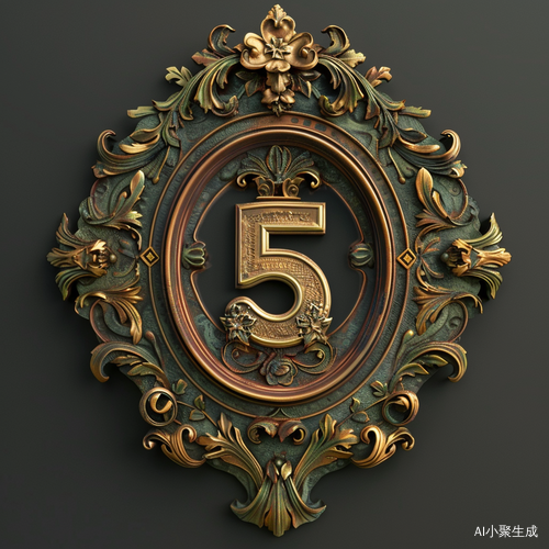 数字五的装饰
