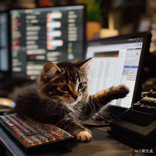 可爱的打工猫