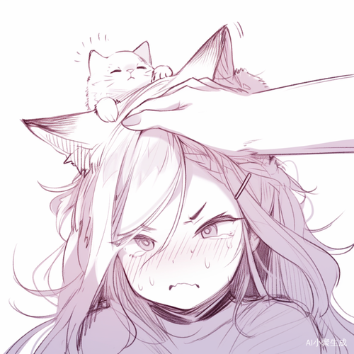猫咪生气主人无视，毛都炸了