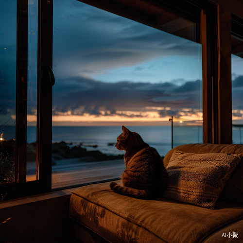 Lonely Chubby Cat: A Cinematic Masterpiece in Chiaroscuro