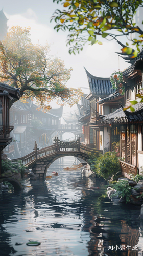 江南水乡的美景