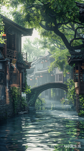 江南水乡的美景