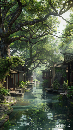 江南水乡的美景