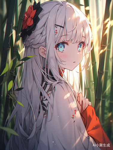 落日黄昏中发美少女头像