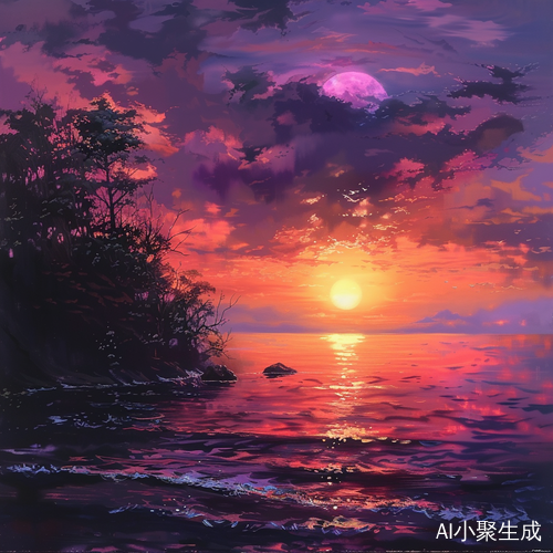 晚霞的真实之美