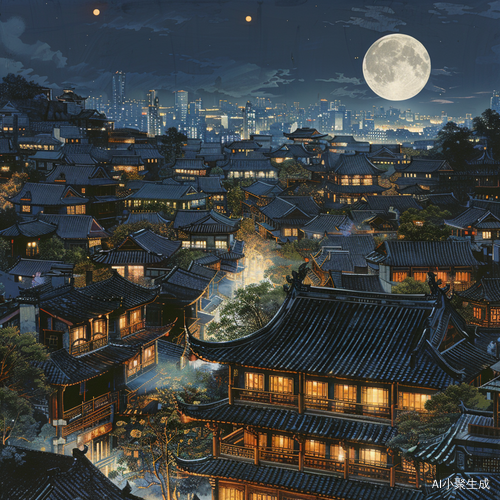 凉州城迎月，皎洁明亮