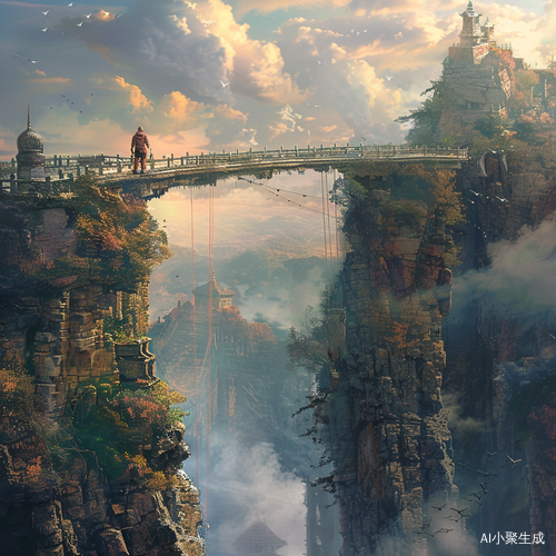 桥上的风景，楼上的观者