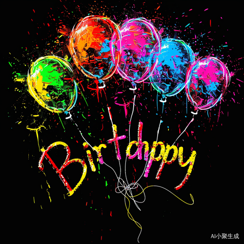 生日快乐艺术字