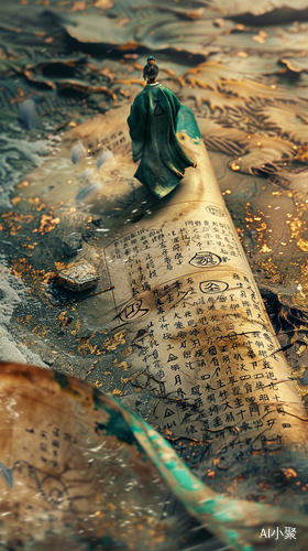 Quicksand Unveils a Stirring Scene of Ancient Chinese Scroll