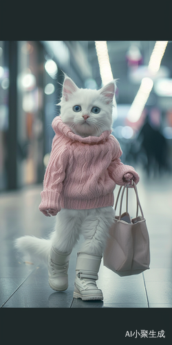 Modern Organic Shopping Kitty