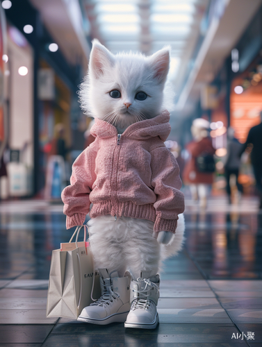 Modern Organic Shopping Kitten