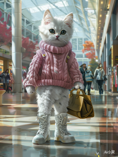 Modern Organic Shopping Kitten