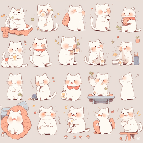 Hallyu-inspired Daily Timetable Stickers with Cute Cat Drawings