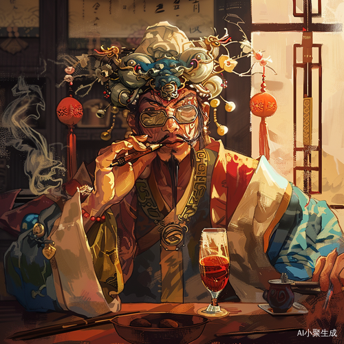 古典中国风卡通