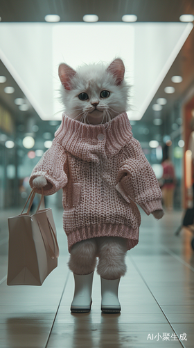 Modern Organic Shopping Kitten