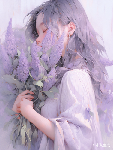 紫色的薰衣草