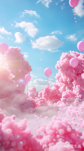 Sunny Sky with Pink Smell: UHD AR 9:16