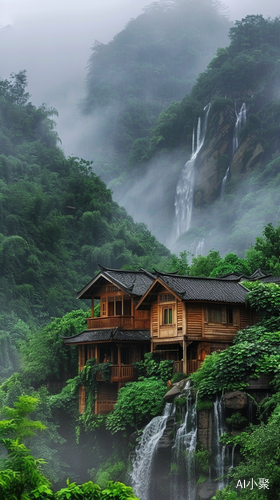 Misty Wonderland in the Mountains of China