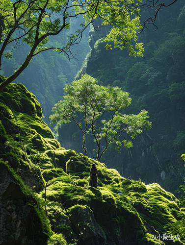 空山人语，返景青苔