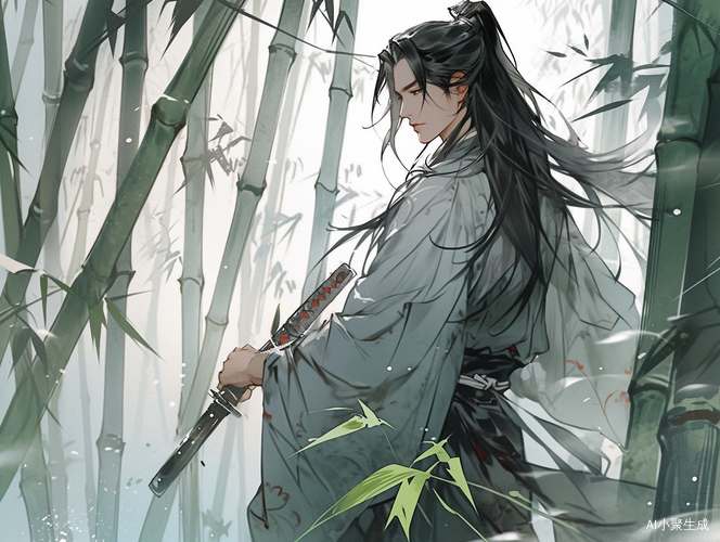 古风少年剑客