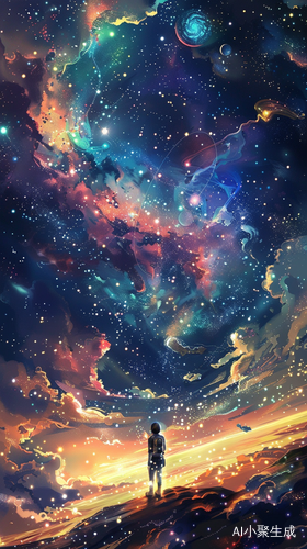 宇宙星空中的绚丽奇景