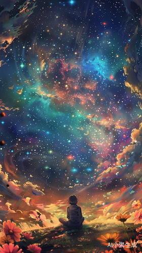 浩瀚宇宙：透明银河，星空与北极光的绚丽奇景