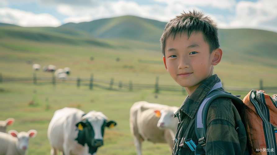 中国男孩的时尚背包之旅