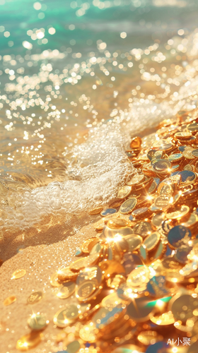 Golden Beach: A Glittering Paradise of Gold Coins and Crystal Clear Sea Spray