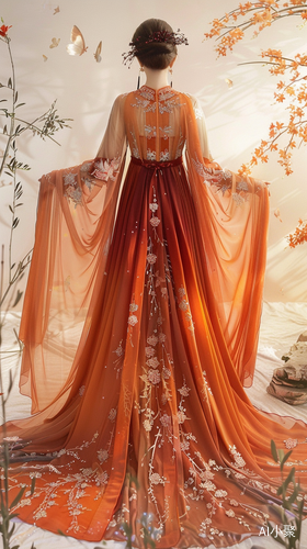 Chinese-style Tang Suit and Hanfu Wedding Dress with Elegant and Dreamy Design