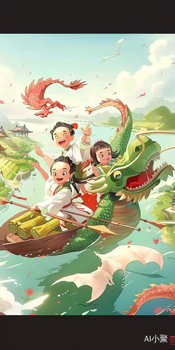 Chinese Dragon Boat Festival: Flying Dragons and Festive Delights