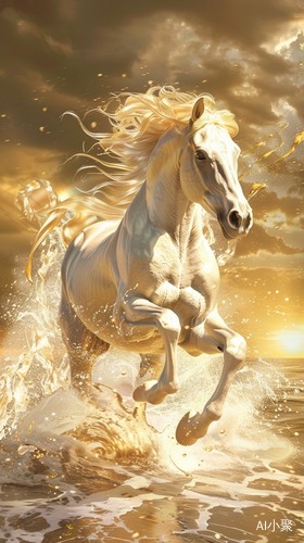 Golden Horse: Abundant Fortune and Boundless Blessings