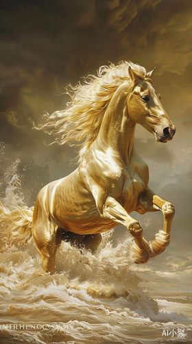 Golden Horse: Abundant Fortune and Boundless Blessings