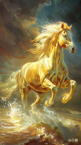 Golden Horse: Abundant Fortune and Boundless Blessings